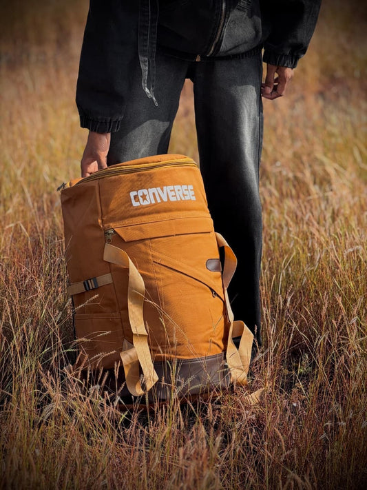 Converse Canvas Backpack – Rustic Brown Travel & Daypack