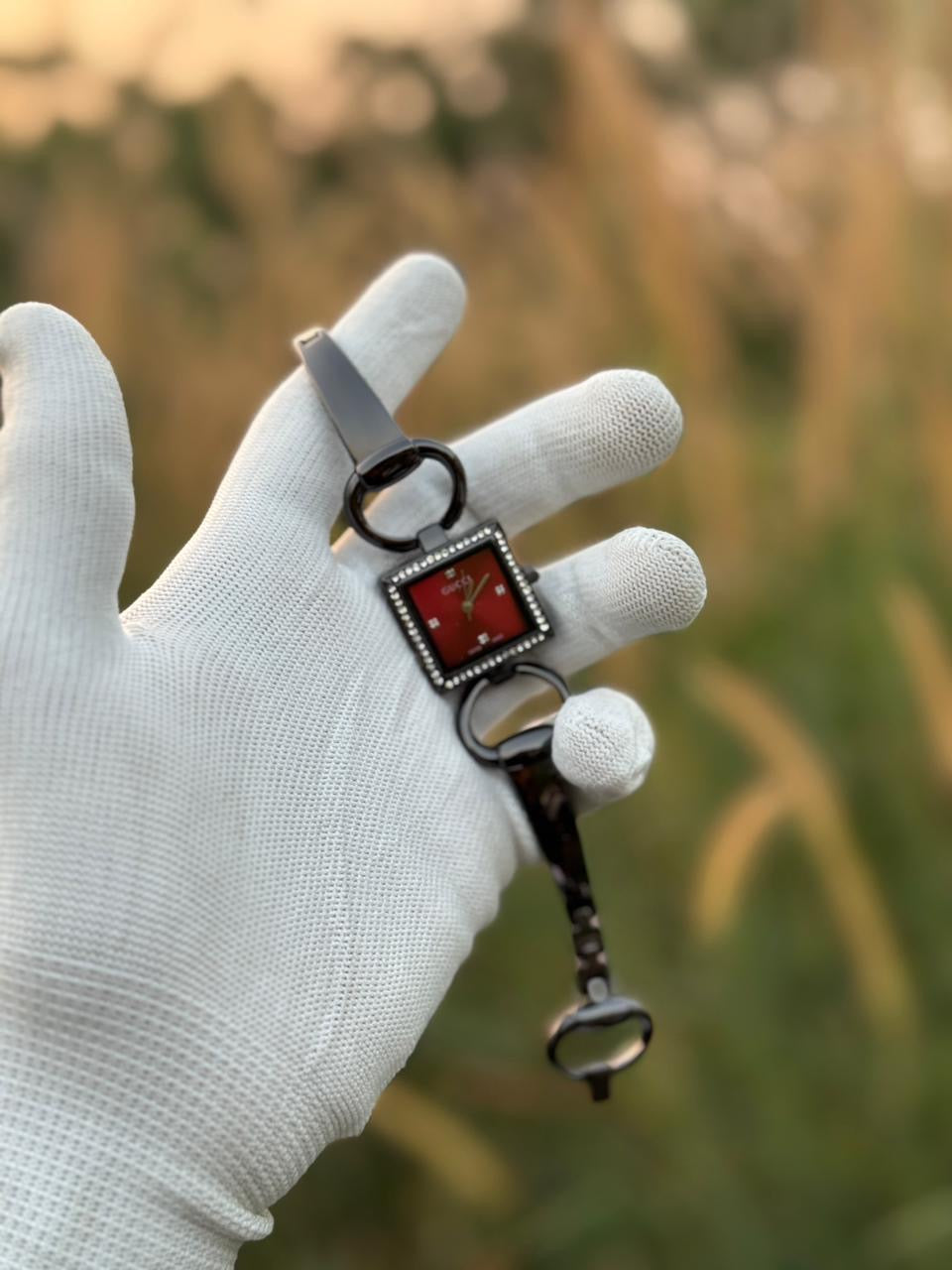 Luxury Square Dial Bracelet Watch for Women – Crystal Bezel Design