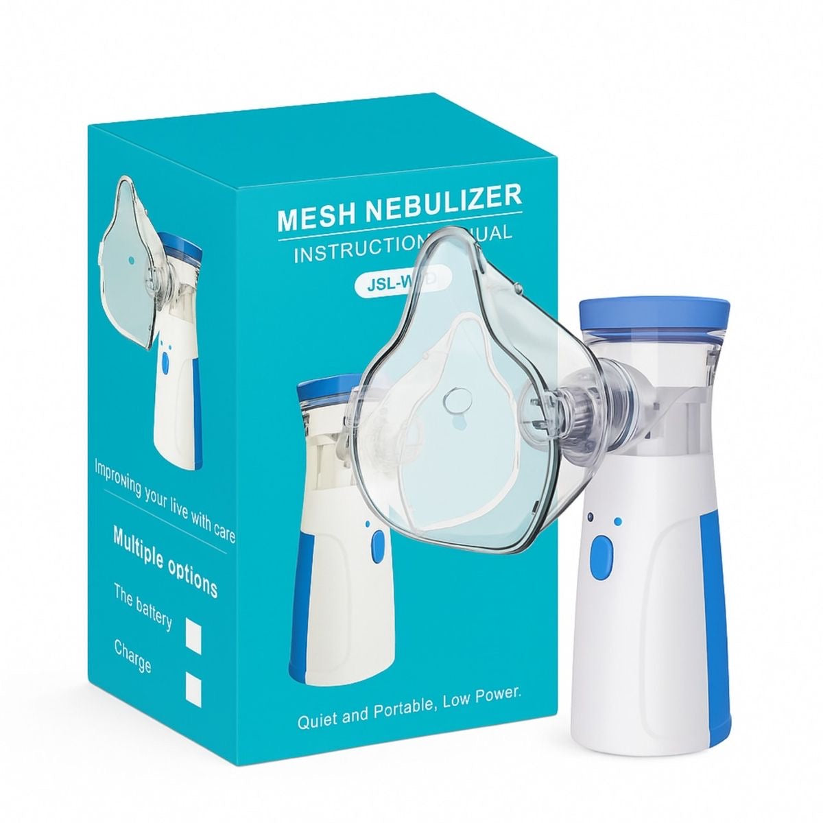 Portable Nebulizer for Fast Breathing Relief
For Kids, Adults & Elderly anytime, anywhere