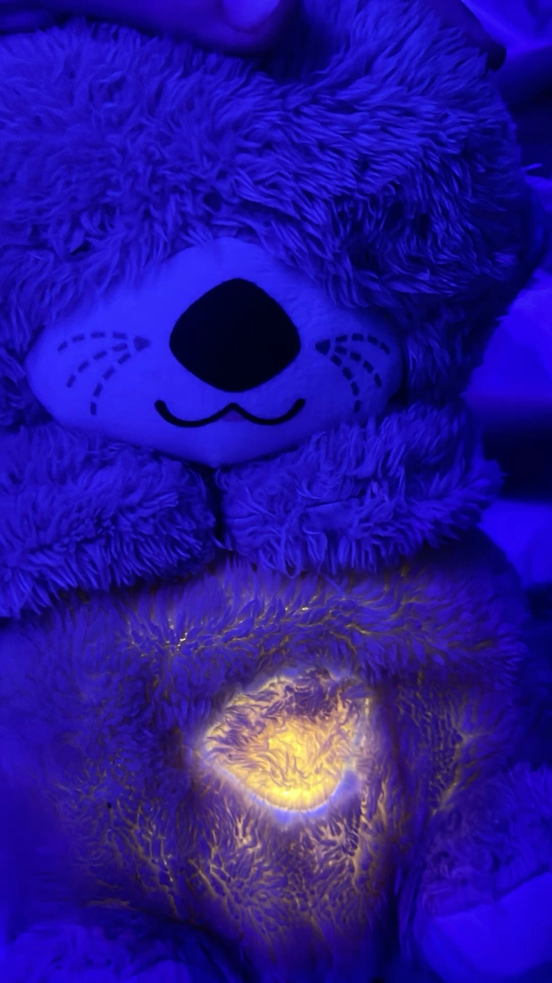 Breathing Teddy Bear with Soothing Music, Comfort Plush