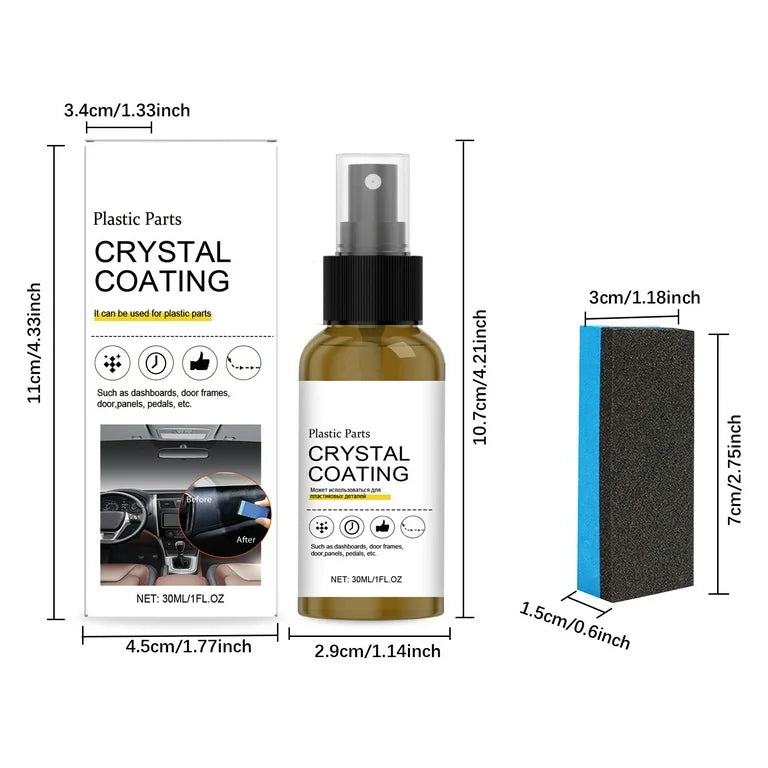 Plastic Crystal Coating (Pack of 1 )