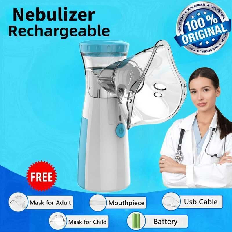 Portable Nebulizer for Fast Breathing Relief
For Kids, Adults & Elderly anytime, anywhere